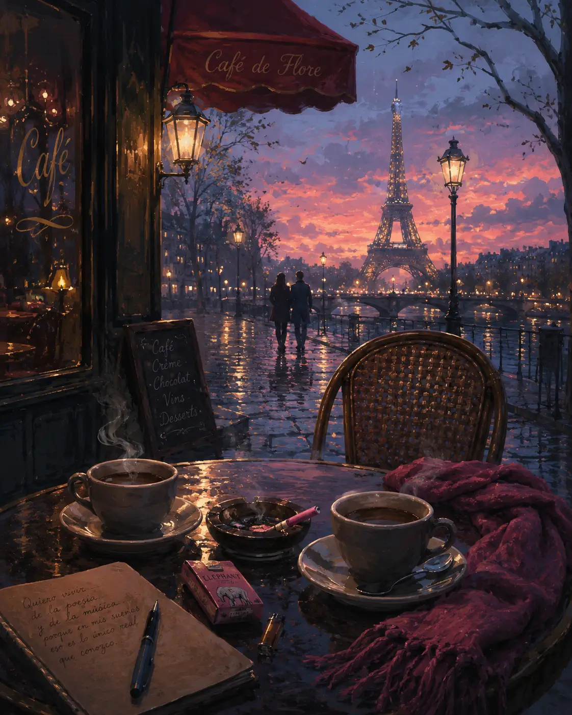 Cafe en Paris